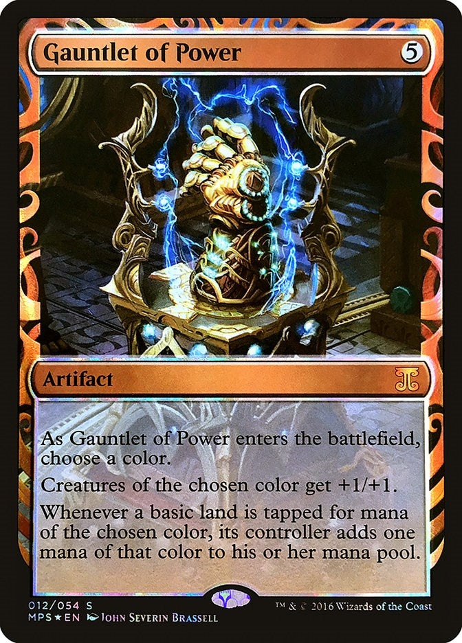 Image for Gauntlet of Power (12) [Masterpiece Series: Kaladesh Inventions] - Magic: The Gathering