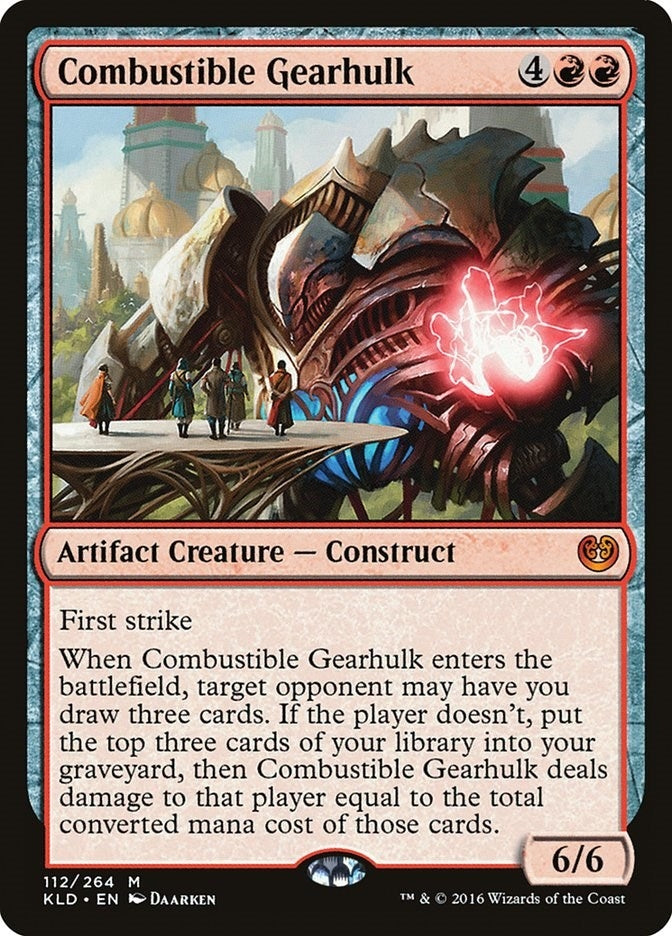 Image for Combustible Gearhulk (112) [Kaladesh] - Magic: The Gathering