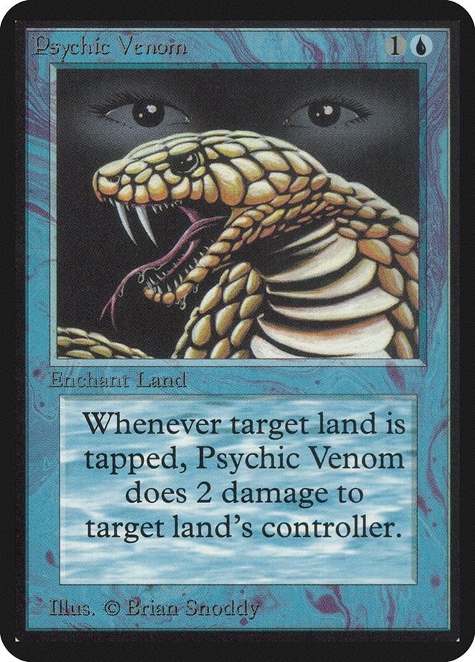 Image for Psychic Venom [Alpha Edition] - Magic: The Gathering