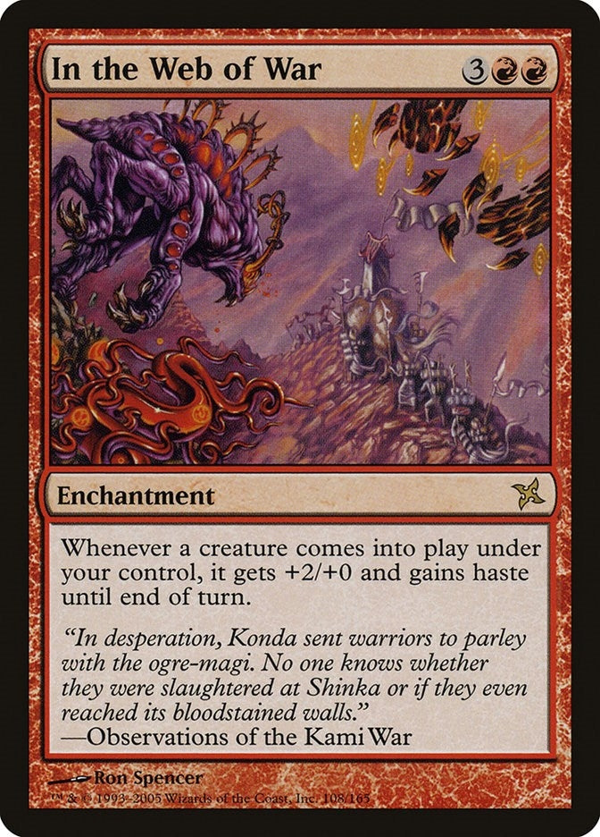 Image for In the Web of War (108) [Betrayers of Kamigawa] - Magic: The Gathering