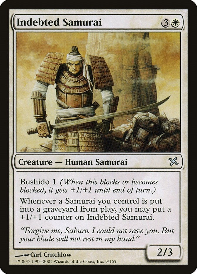Image for Indebted Samurai (9) [Betrayers of Kamigawa] - Magic: The Gathering