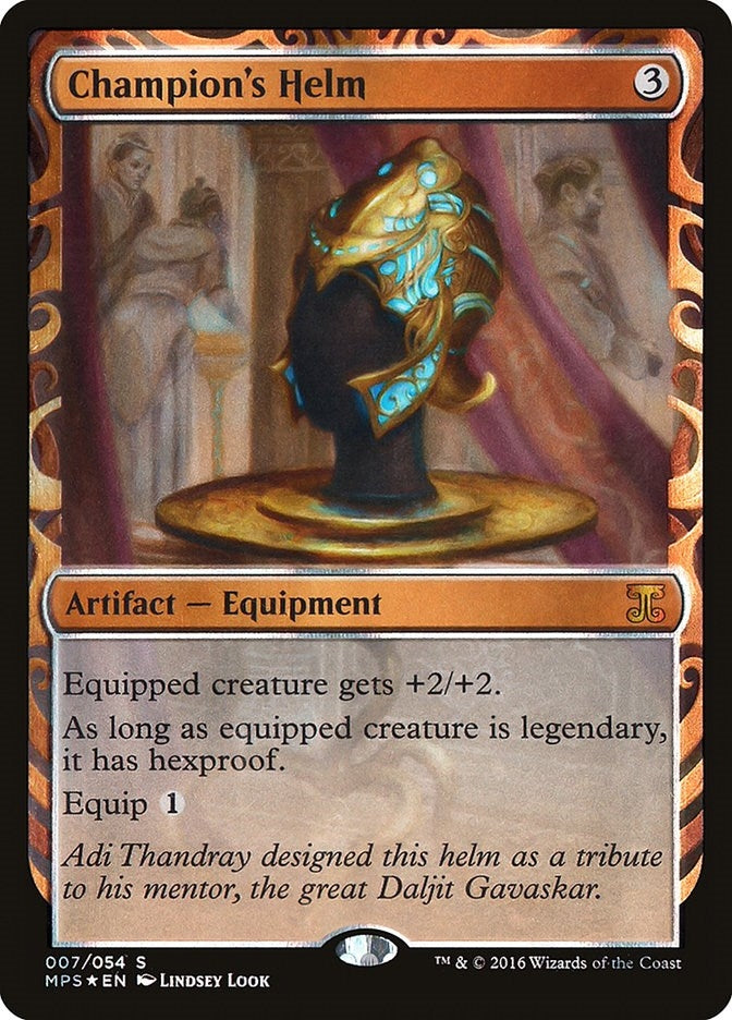 Image for Champion's Helm (7) [Masterpiece Series: Kaladesh Inventions] - Magic: The Gathering