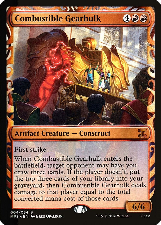 Image for Combustible Gearhulk (4) [Masterpiece Series: Kaladesh Inventions] - Magic: The Gathering