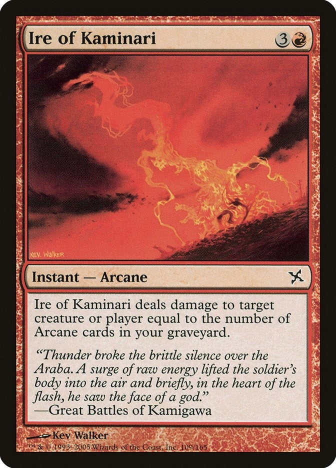 Image for Ire of Kaminari (109) [Betrayers of Kamigawa] - Magic: The Gathering