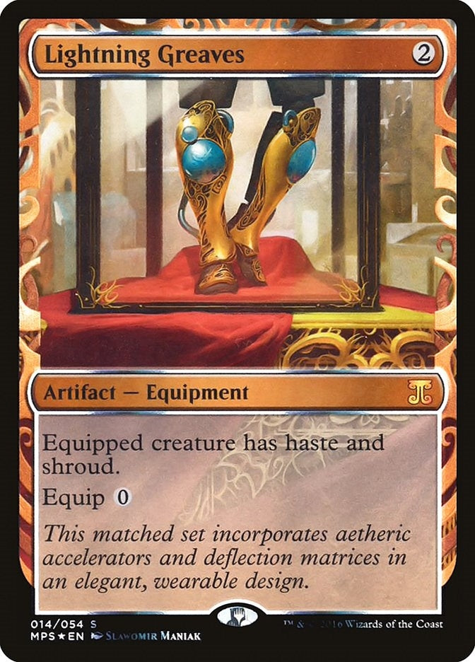 Image for Lightning Greaves (14) [Masterpiece Series: Kaladesh Inventions] - Magic: The Gathering