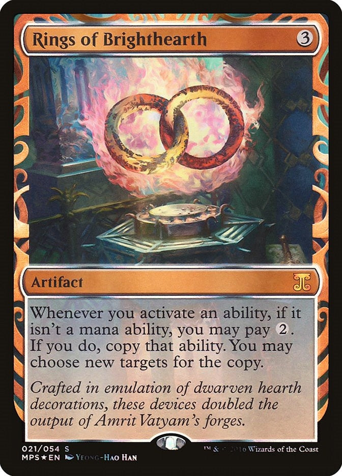 Image for Rings of Brighthearth (21) [Masterpiece Series: Kaladesh Inventions] - Magic: The Gathering