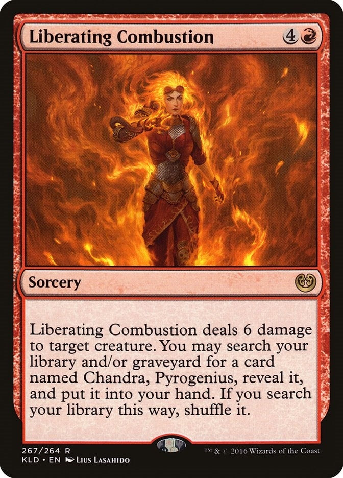 Image for Liberating Combustion (267) [Kaladesh] - Magic: The Gathering