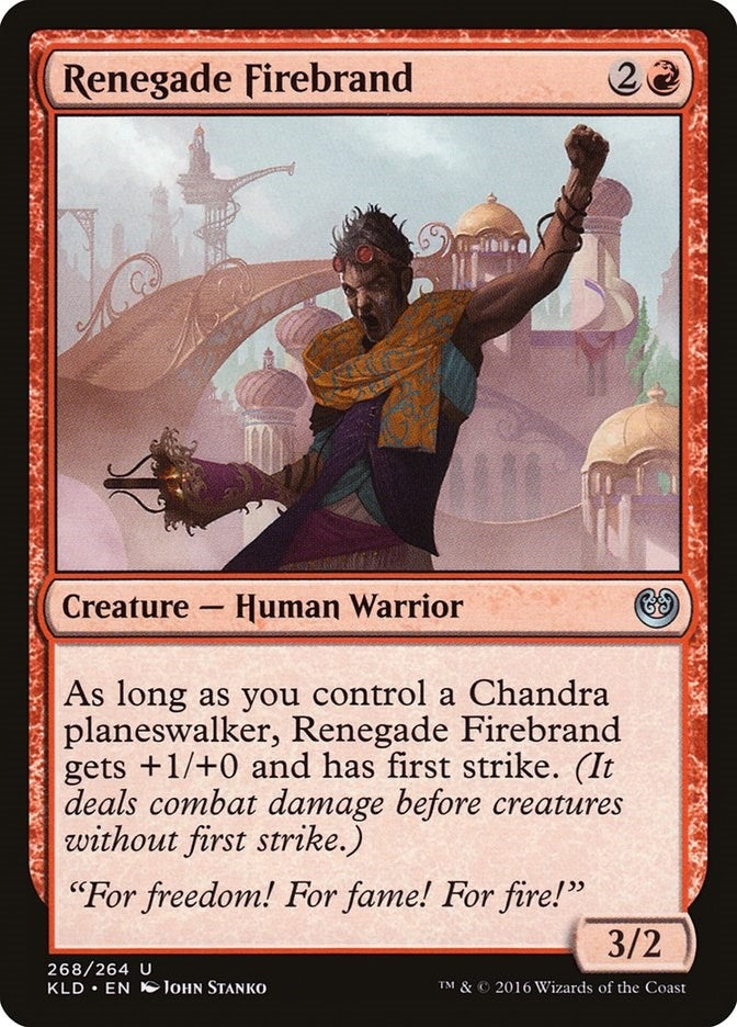 Image for Renegade Firebrand (268) [Kaladesh] - Magic: The Gathering