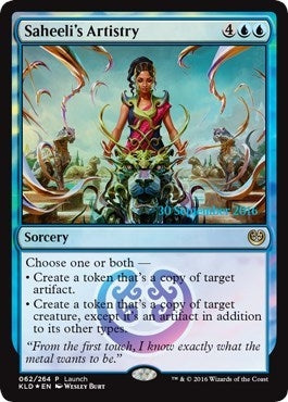 Image for Saheeli's Artistry (62) [Launch Party & Release Event Promos] - Magic: The Gathering