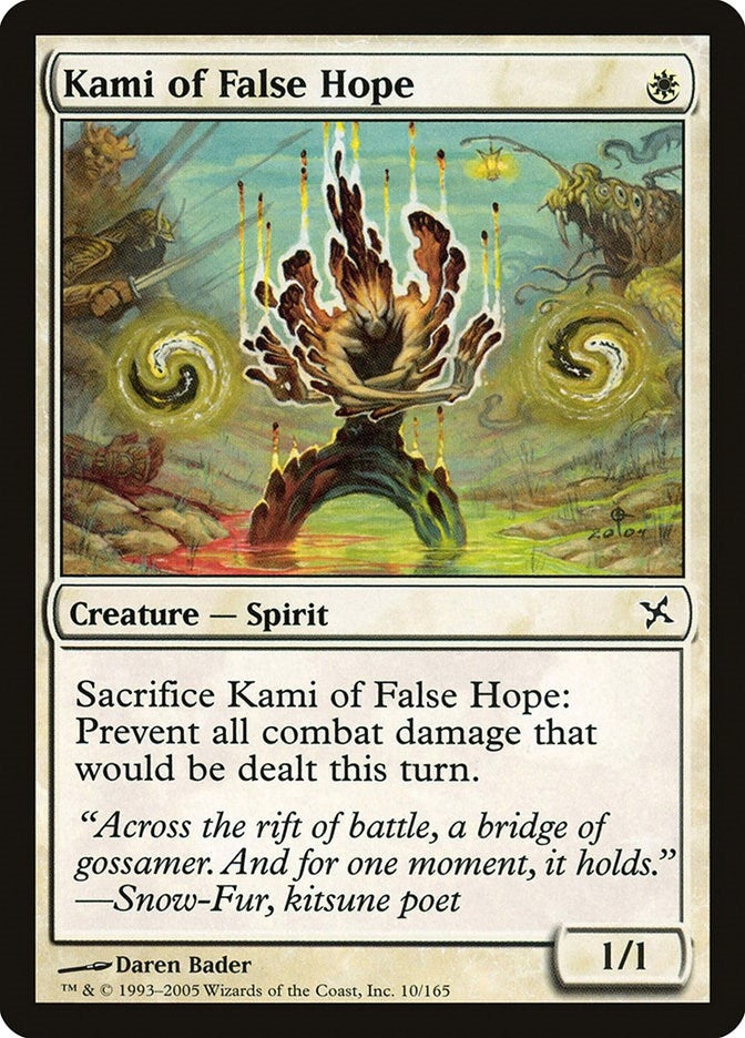 Image for Kami of False Hope (10) [Betrayers of Kamigawa] - Magic: The Gathering