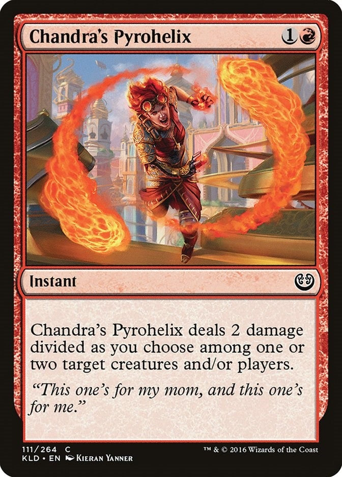 Image for Chandra's Pyrohelix (111) [Kaladesh] - Magic: The Gathering