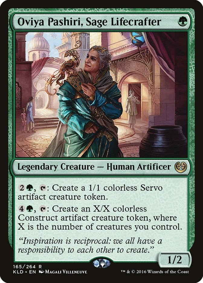 Image for Oviya Pashiri, Sage Lifecrafter (165) [Kaladesh] - Magic: The Gathering