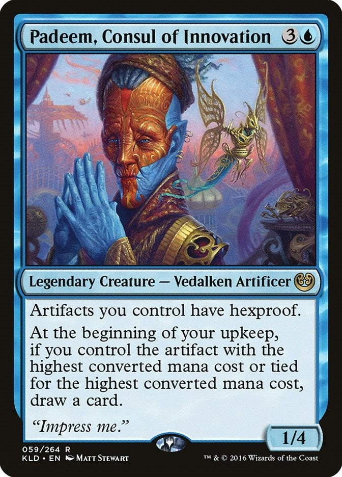 Image for Padeem, Consul of Innovation (59) [Kaladesh] - Magic: The Gathering