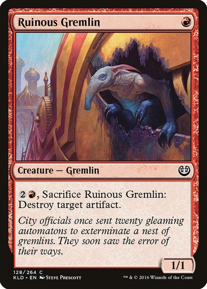 Image for Ruinous Gremlin (128) [Kaladesh] - Magic: The Gathering