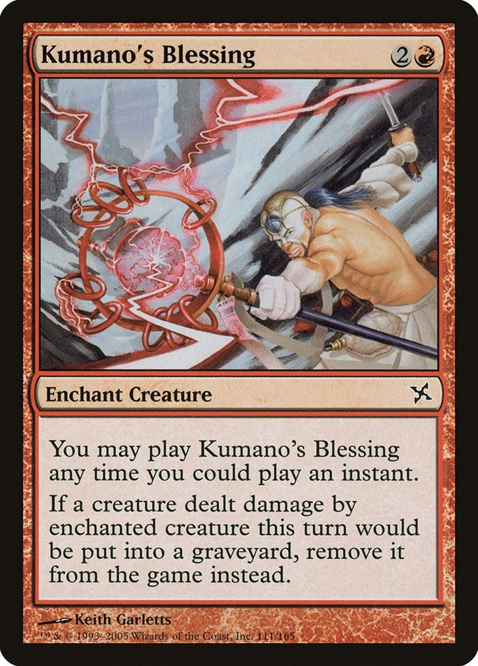 Image for Kumano's Blessing (111) [Betrayers of Kamigawa] - Magic: The Gathering