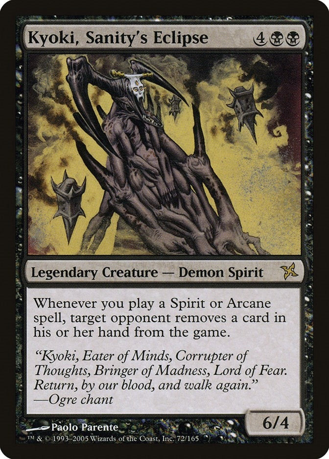 Kyoki, Sanity's Eclipse (72) [Betrayers of Kamigawa]