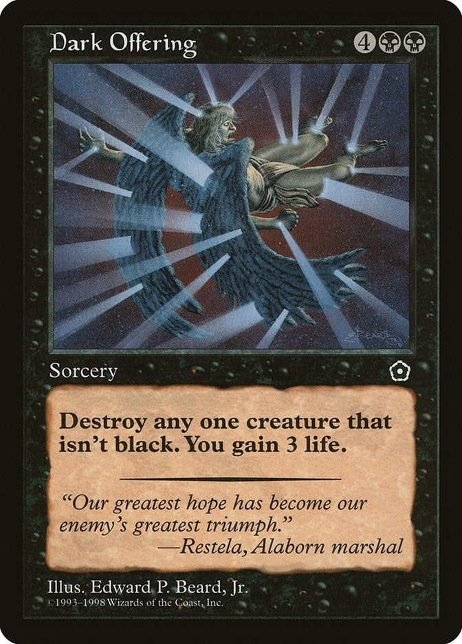 Image for Dark Offering [Portal Second Age] - Magic: The Gathering