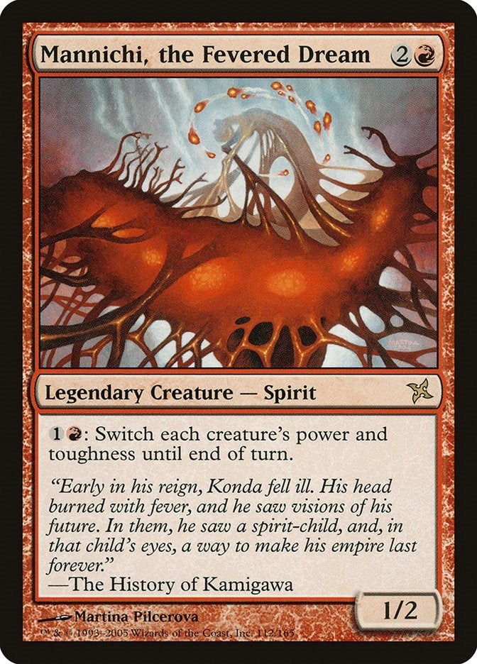 Image for Mannichi, the Fevered Dream (112) [Betrayers of Kamigawa] - Magic: The Gathering