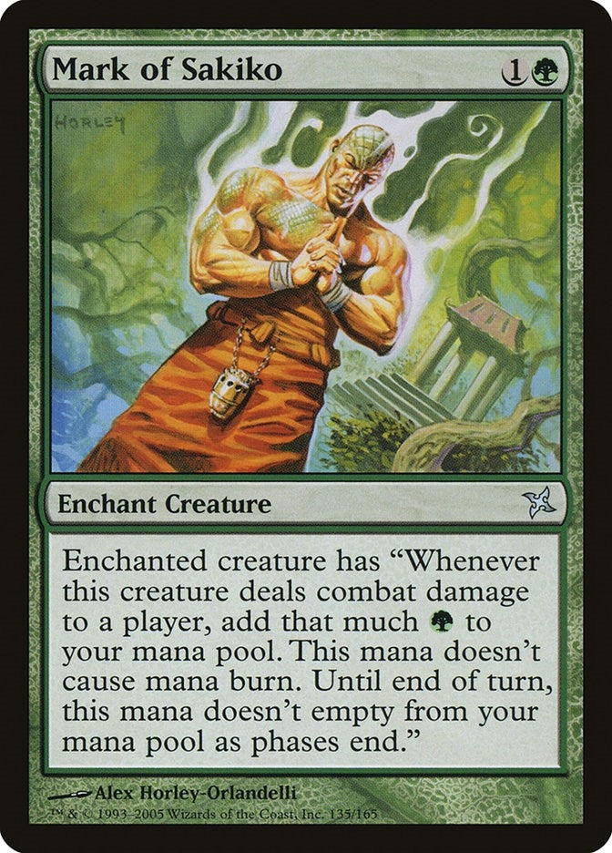 Image for Mark of Sakiko (135) [Betrayers of Kamigawa] - Magic: The Gathering