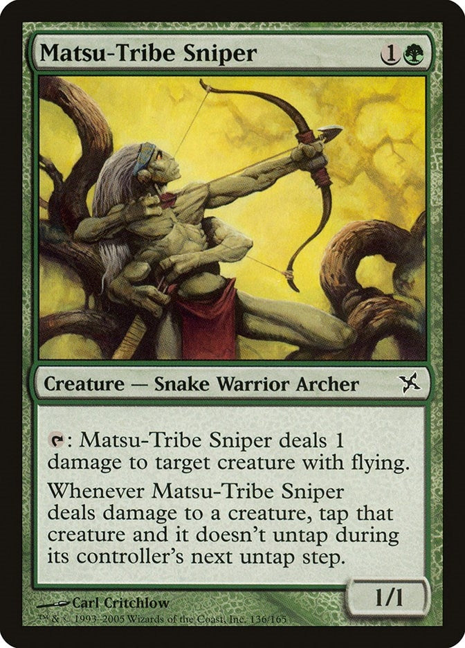 Image for Matsu-Tribe Sniper (136) [Betrayers of Kamigawa] - Magic: The Gathering