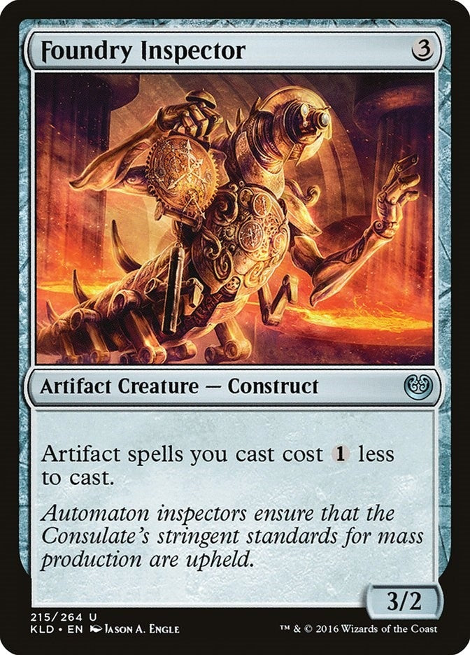 Image for Foundry Inspector (215) [Kaladesh] - Magic: The Gathering