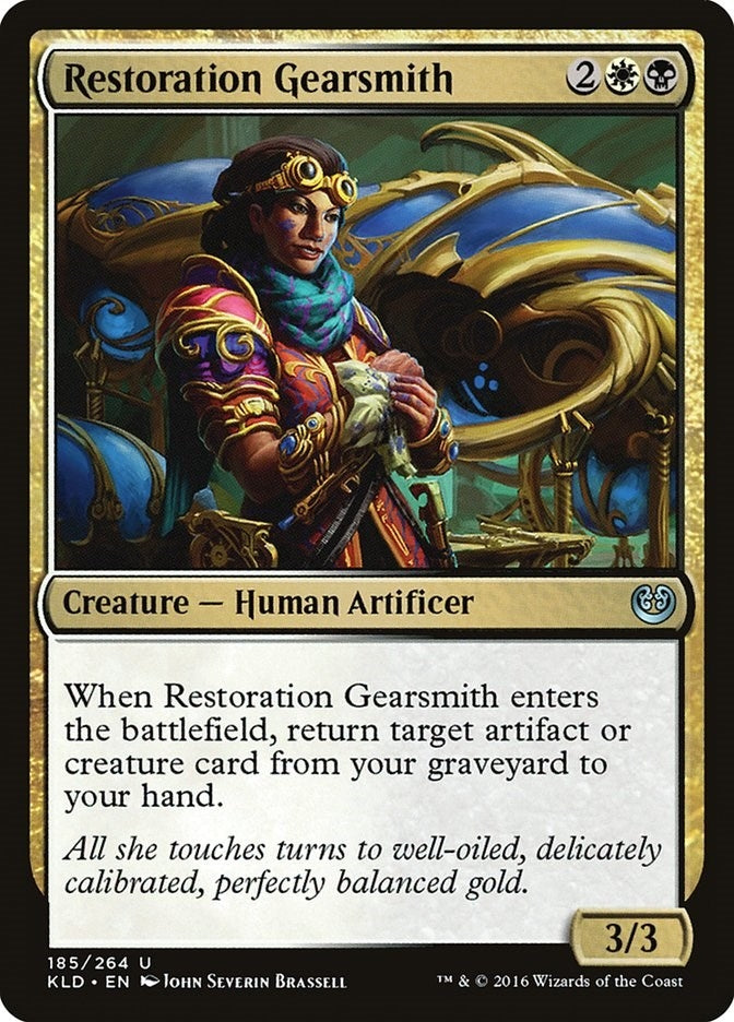 Image for Restoration Gearsmith (185) [Kaladesh] - Magic: The Gathering