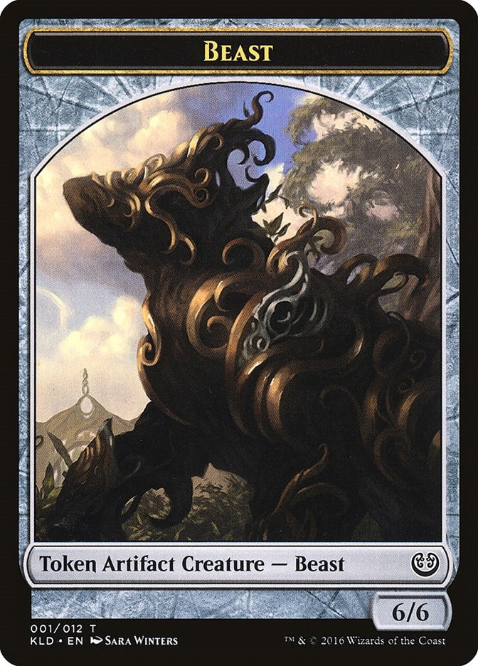 Image for Beast Token (001) (1) [Kaladesh] - Magic: The Gathering