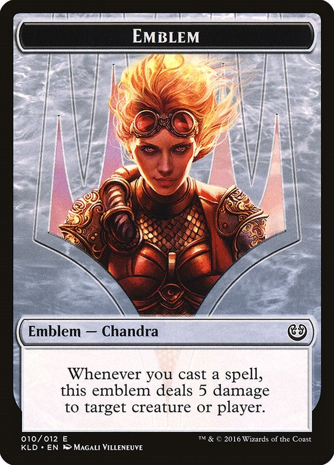 Image for Emblem - Chandra, Torch of Defiance (10) [Kaladesh] - Magic: The Gathering
