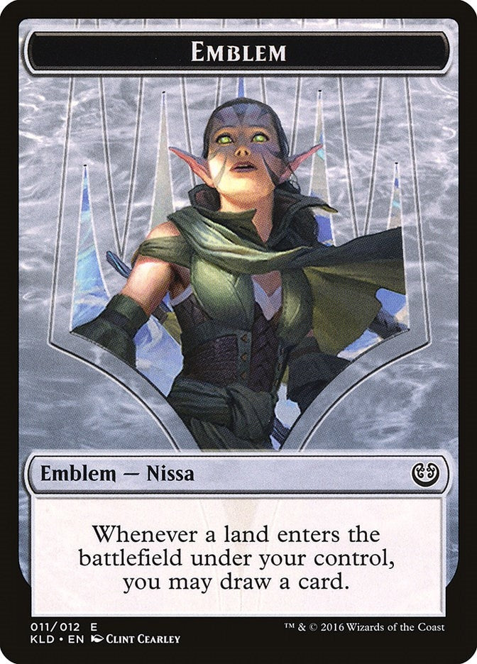 Image for Emblem - Nissa, Vital Force (11) [Kaladesh] - Magic: The Gathering