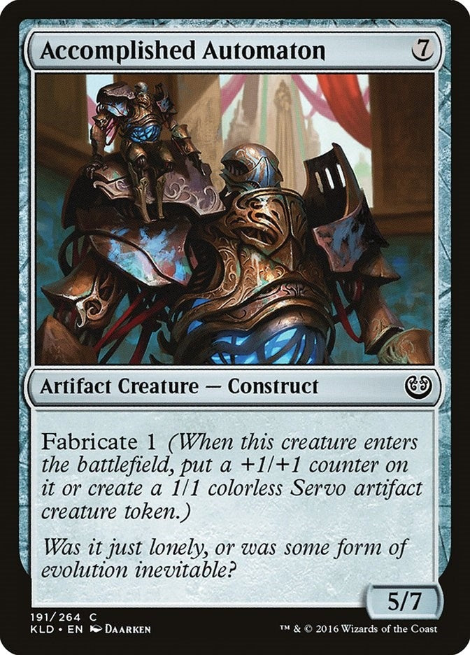 Image for Accomplished Automaton (191) [Kaladesh] - Magic: The Gathering