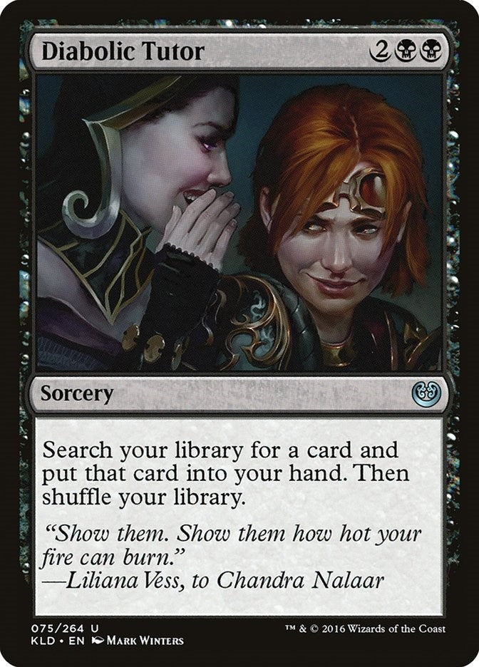 Image for Diabolic Tutor (75) [Kaladesh] - Magic: The Gathering