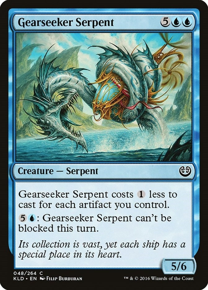 Image for Gearseeker Serpent (48) [Kaladesh] - Magic: The Gathering