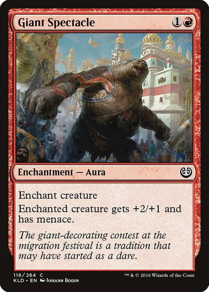 Image for Giant Spectacle (116) [Kaladesh] - Magic: The Gathering