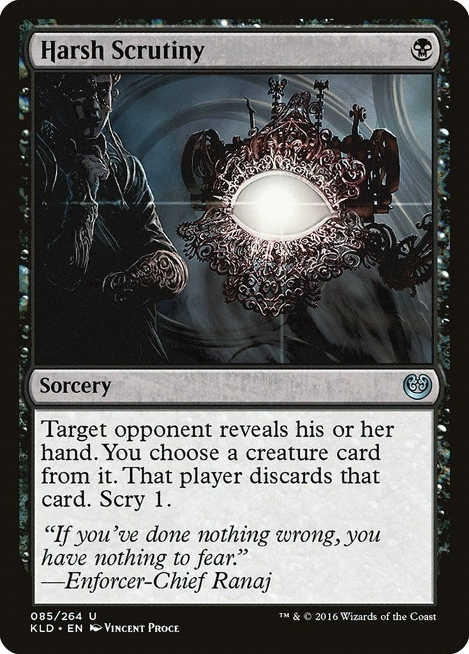Image for Harsh Scrutiny (85) [Kaladesh] - Magic: The Gathering