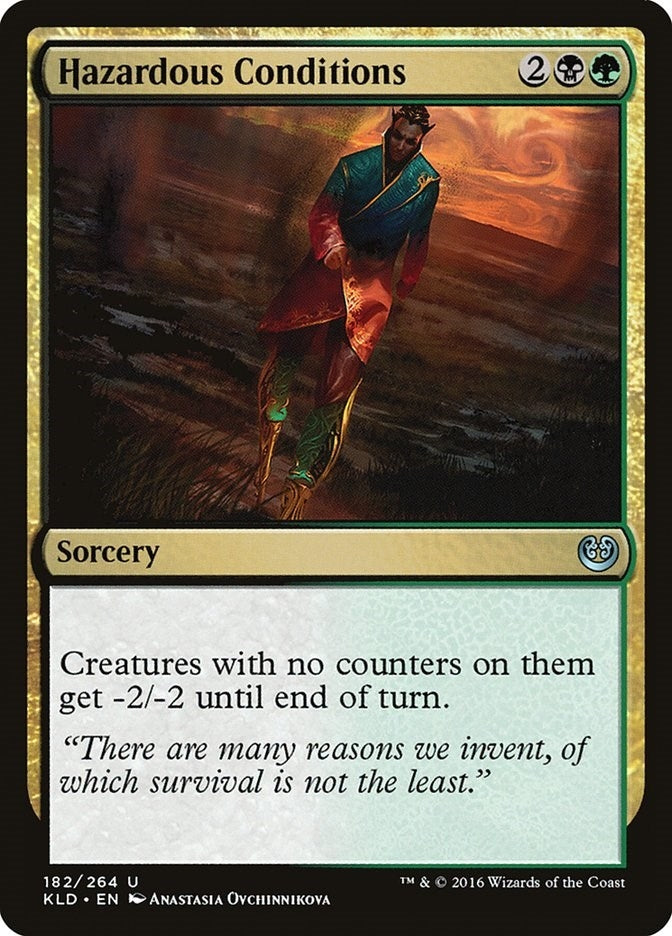 Image for Hazardous Conditions (182) [Kaladesh] - Magic: The Gathering
