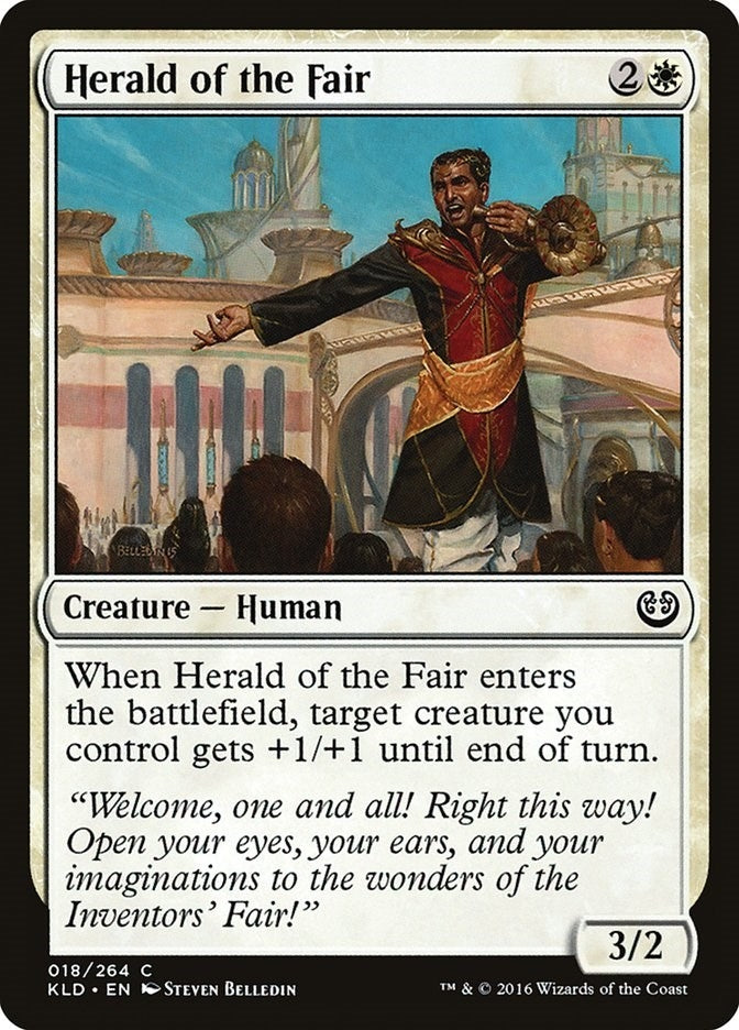 Image for Herald of the Fair (18) [Kaladesh] - Magic: The Gathering