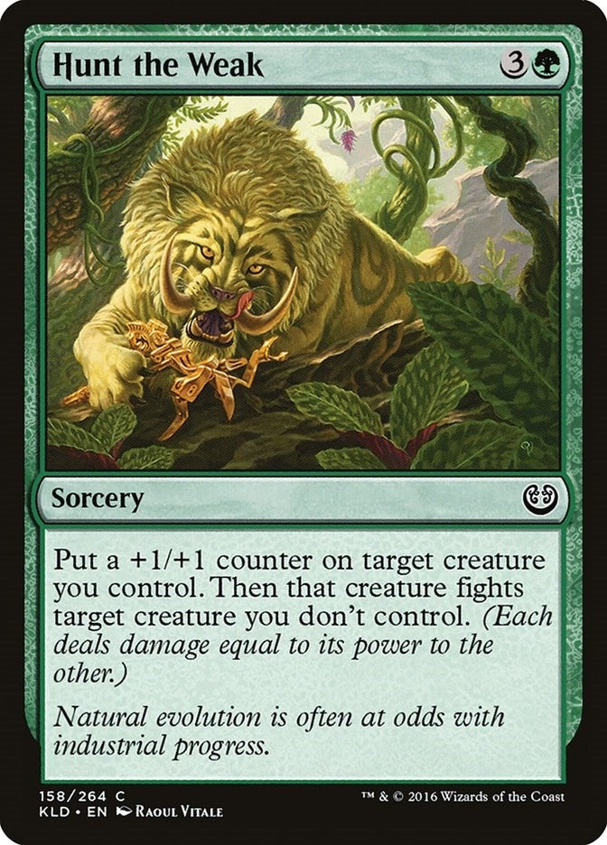 Image for Hunt the Weak (158) [Kaladesh] - Magic: The Gathering