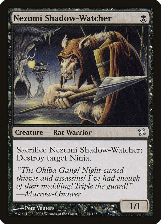 Image for Nezumi Shadow-Watcher (74) [Betrayers of Kamigawa] - Magic: The Gathering