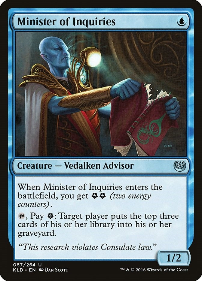 Image for Minister of Inquiries (57) [Kaladesh] - Magic: The Gathering