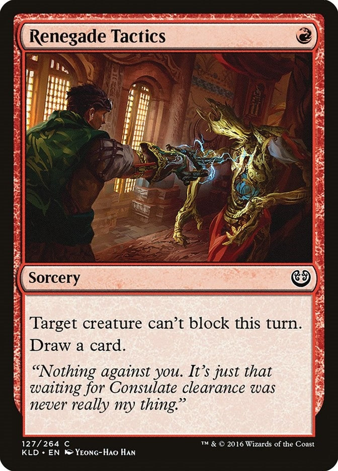 Image for Renegade Tactics (127) [Kaladesh] - Magic: The Gathering