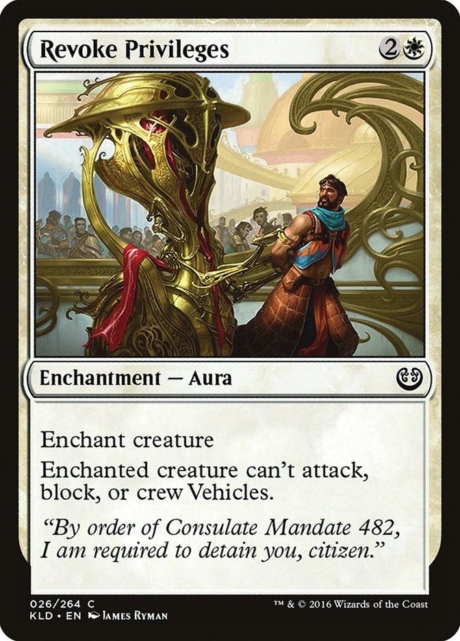 Image for Revoke Privileges (26) [Kaladesh] - Magic: The Gathering