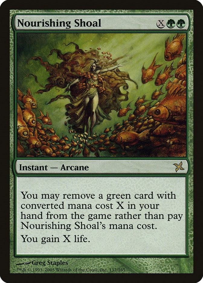 Image for Nourishing Shoal (137) [Betrayers of Kamigawa] - Magic: The Gathering
