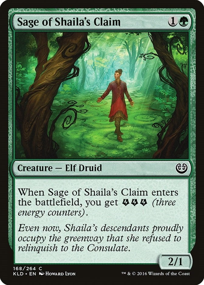 Image for Sage of Shaila's Claim (168) [Kaladesh] - Magic: The Gathering