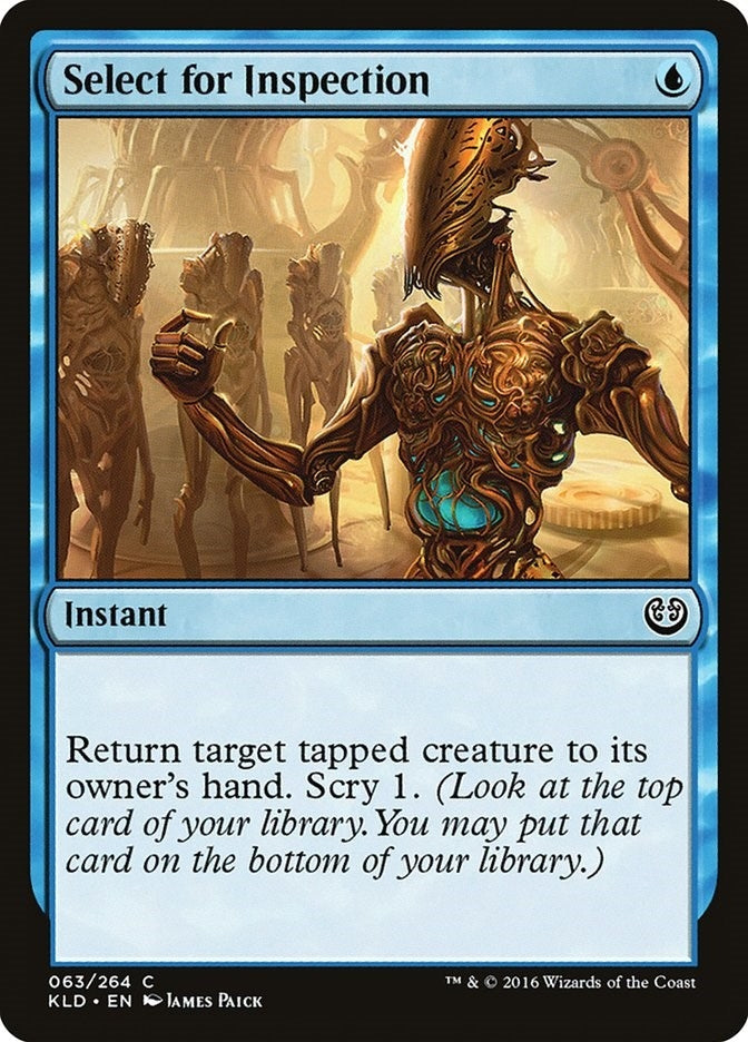 Image for Select for Inspection (63) [Kaladesh] - Magic: The Gathering