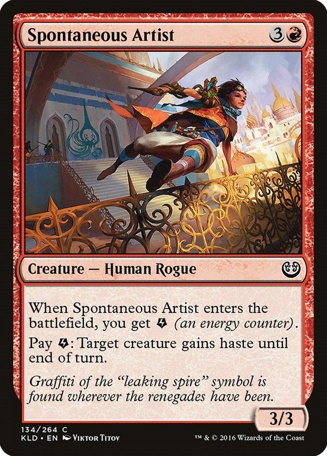 Image for Spontaneous Artist (134) [Kaladesh] - Magic: The Gathering