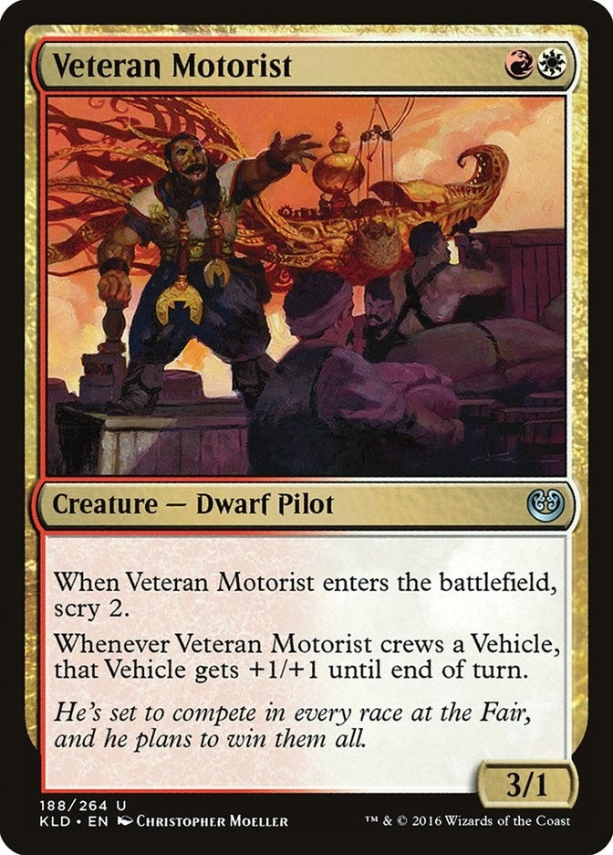 Image for Veteran Motorist (188) [Kaladesh] - Magic: The Gathering