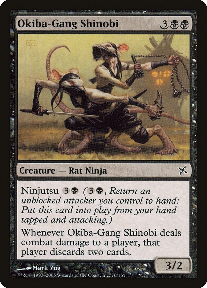 Image for Okiba-Gang Shinobi (76) [Betrayers of Kamigawa] - Magic: The Gathering