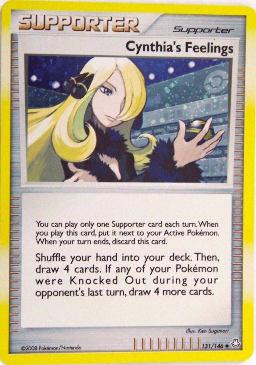 Image for Cynthia's Feelings - 131/146 (Cosmos Holofoil) (131/146) [Miscellaneous Cards & Products] - Pokemon
