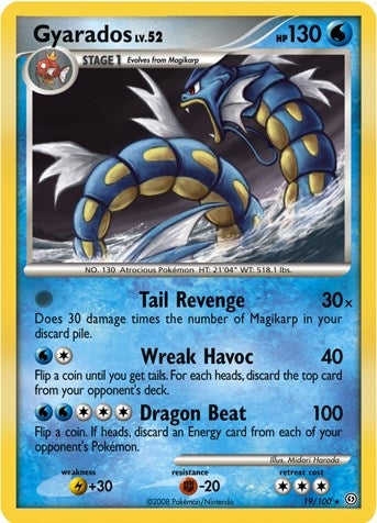 Image for Gyarados - 19/100 (DP Stormfront) (019/100) [Deck Exclusives] - Pokemon