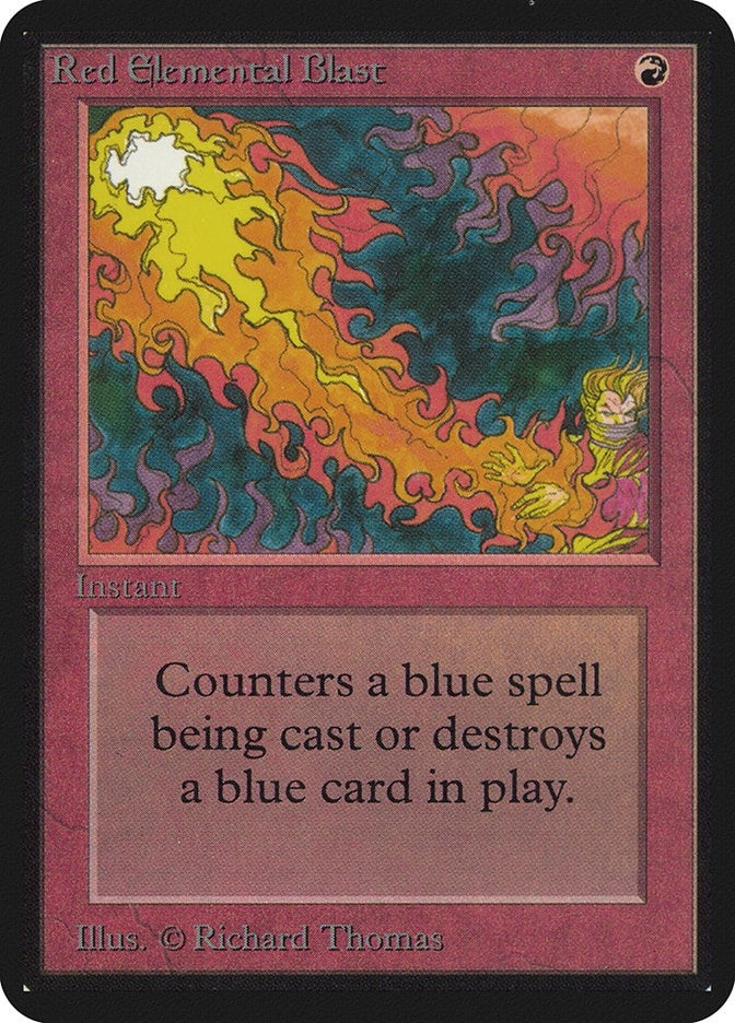 Image for Red Elemental Blast [Alpha Edition] - Magic: The Gathering